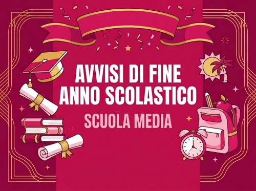 Avvisi di fine anno scolastico - scuola Media