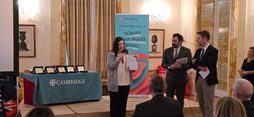 Chiara Noello - Terzo Posto ai "Preparation Centres Awards"