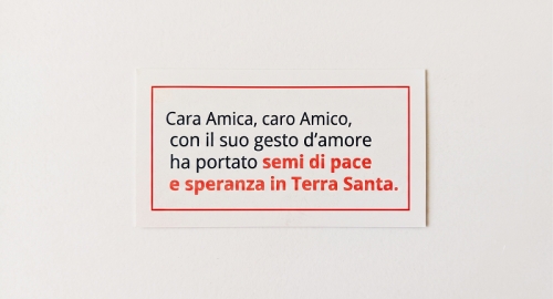 Gaza: Il Grazie della Terra Santa