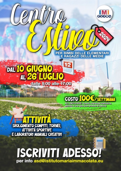 Centro estivo e campo in montagna
