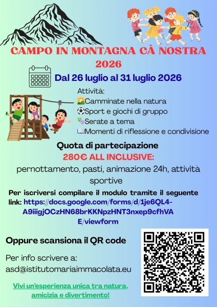 Estate 2026: Natura, sport e amicizia al Campo Cà Nostra