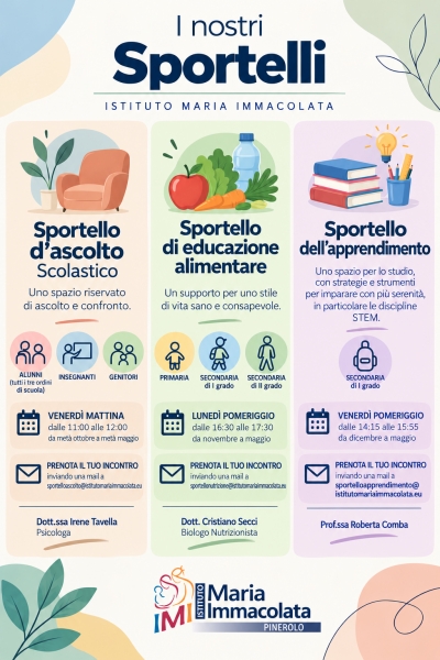 Riparte l'offerta degli Sportelli