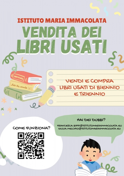 Vendita Libri Usati all'Istituto Maria Immacolata